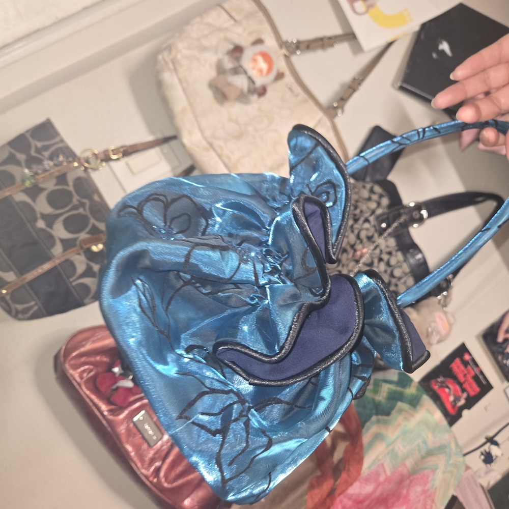 Blue Floral Women's Bag
